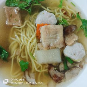 Vegan yellow bread. Vegan yellow food. at White Lotus Vegetarian Restaurant in Vientiane