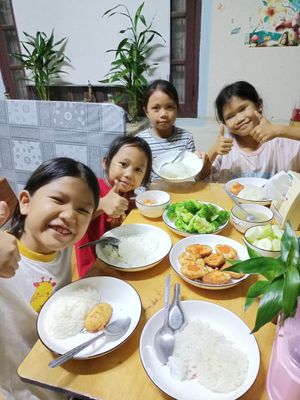  at White Lotus Vegetarian Restaurant in Vientiane