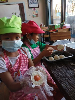  at White Lotus Vegetarian Restaurant in Vientiane