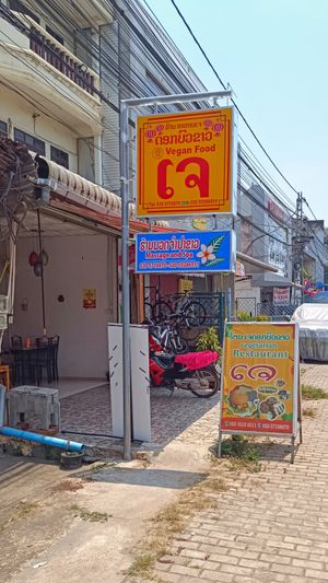  at White Lotus Vegetarian Restaurant in Vientiane