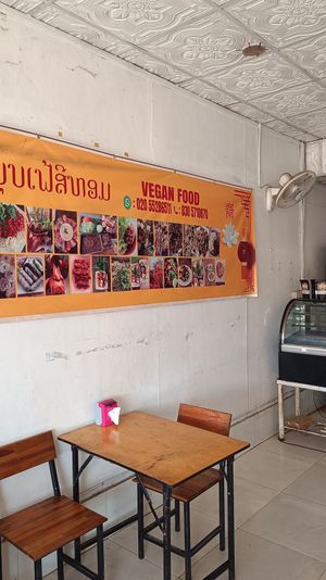  at White Lotus Vegetarian Restaurant in Vientiane