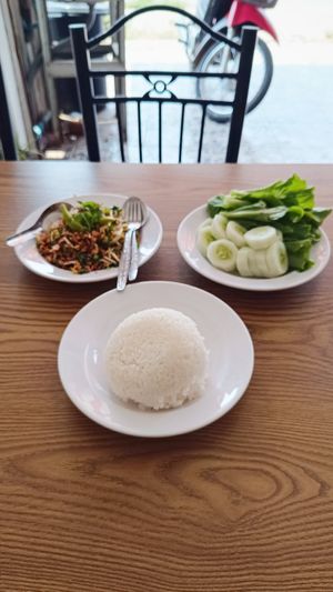  at White Lotus Vegetarian Restaurant in Vientiane