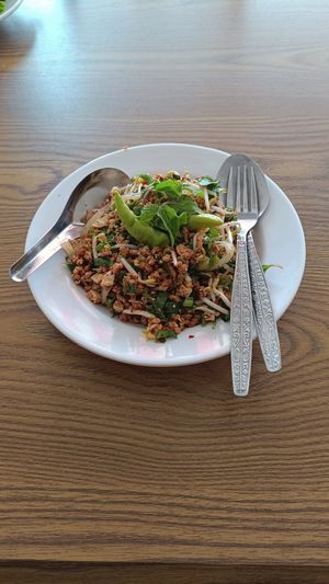  at White Lotus Vegetarian Restaurant in Vientiane