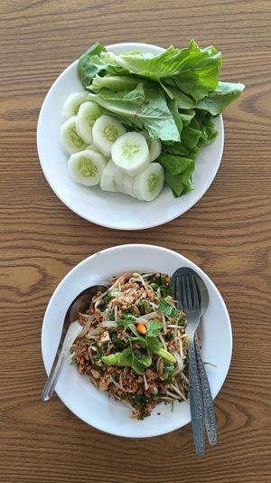  at White Lotus Vegetarian Restaurant in Vientiane