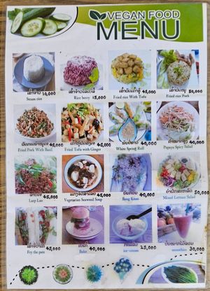  at White Lotus Vegetarian Restaurant in Vientiane