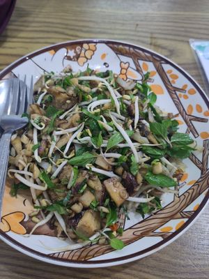  at White Lotus Vegetarian Restaurant in Vientiane