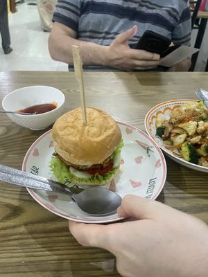   at White Lotus Vegetarian Restaurant in Vientiane