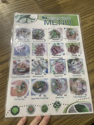   at White Lotus Vegetarian Restaurant in Vientiane