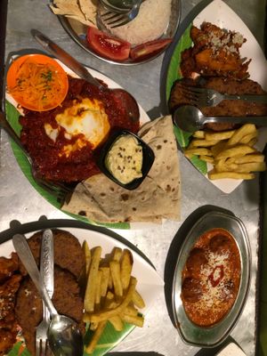 some of my favorite dishes  at Pemsee's Tree Town in Ratnanagar