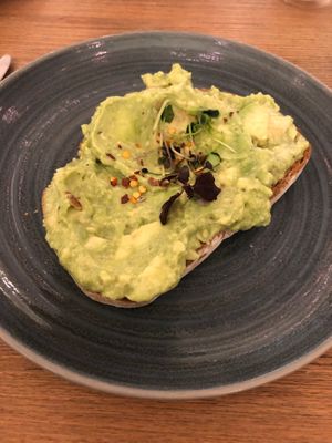 Avocado toast  at Circle Cafe - DIFC  in Dubai