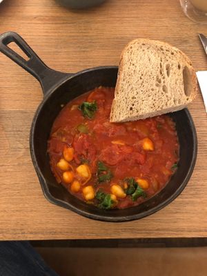 Chickpea shakshouka  at Circle Cafe - DIFC  in Dubai