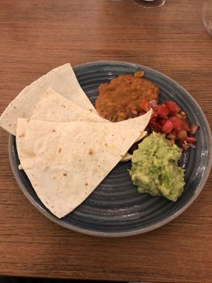 Mexican eggs without the eggs!  at Circle Cafe - DIFC  in Dubai