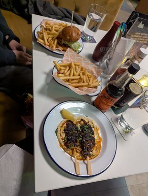 Vegan food at Neepsend Social Club #Veganuary at The Gravy Train Poutine - Neepsend Social Club & Canteen in Sheffield