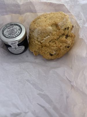 Fruit scone  at Sizergh Castle in Kendal