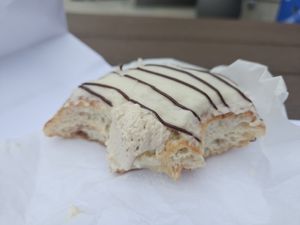 Cookies and cream at Blackbird Doughnuts  in Watertown