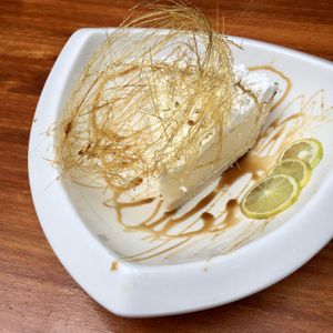 Lemon pie at Green Point in Cusco