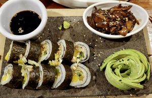 Vegan Sushi  at Green Point in Cusco