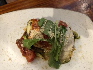 Lasagna  at Green Point in Cusco