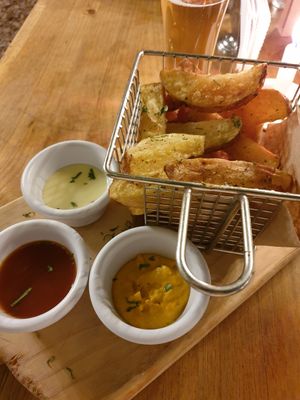 Andean potatoes at Green Point in Cusco