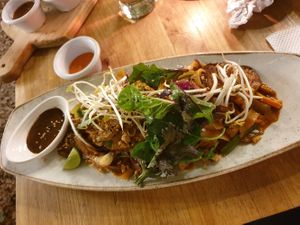 Pad thai at Green Point in Cusco