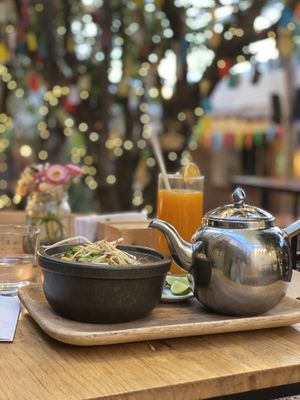 ramen soup at Green Point in Cusco