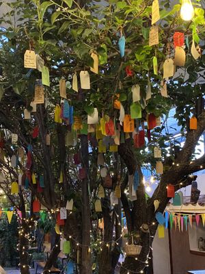tree whit love at Green Point in Cusco