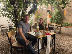 Honeymoon dinner at Green Point in Cusco