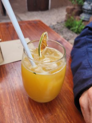 Maracuja juice at Green Point in Cusco
