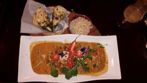 Delicious curry flavour  at Green Point in Cusco