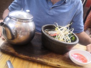 Vegan ramen at Green Point in Cusco
