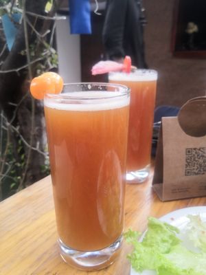 Kombucha at Green Point in Cusco