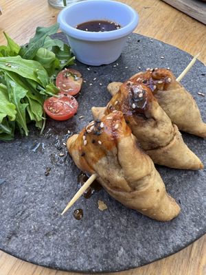 Samosas   at Green Point in Cusco