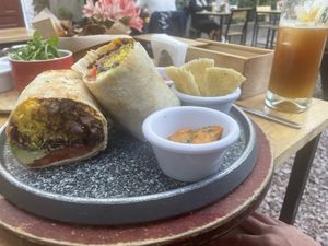 Burrito  at Green Point in Cusco