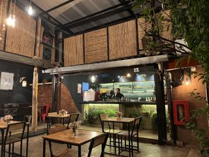 The bar  at Green Point in Cusco