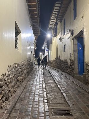 The street it is on   at Green Point in Cusco