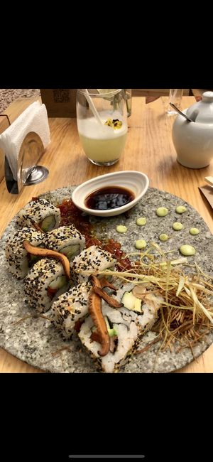 I was visiting Cusco and my hotel was walking distance to Green Point. I went there 4 times in 3 days. The food is excellent. Best is Smoked Oyster Mushroom Sushi   at Green Point in Cusco