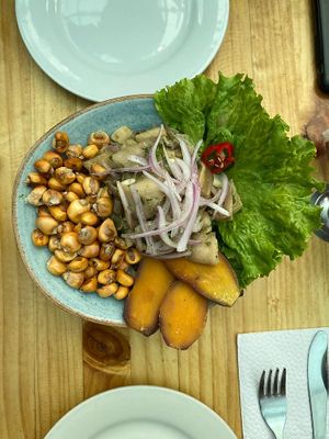 The starter  at Green Point in Cusco
