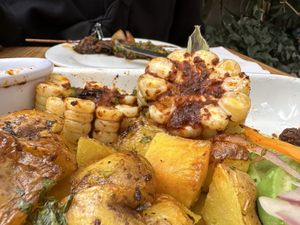 Cusco Grill Platter, zoomed  at Green Point in Cusco
