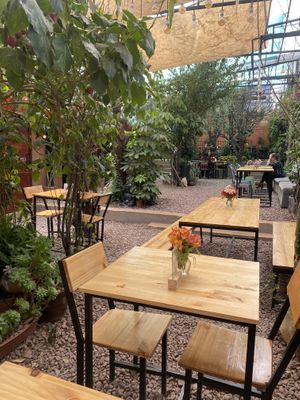 Vue from table 11  at Green Point in Cusco