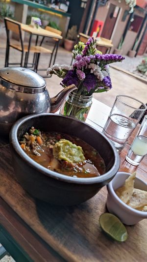 Lentil Soup at Green Point in Cusco