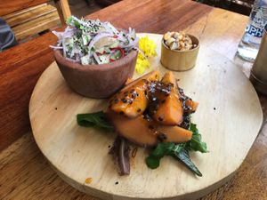 ceviche  at Green Point in Cusco