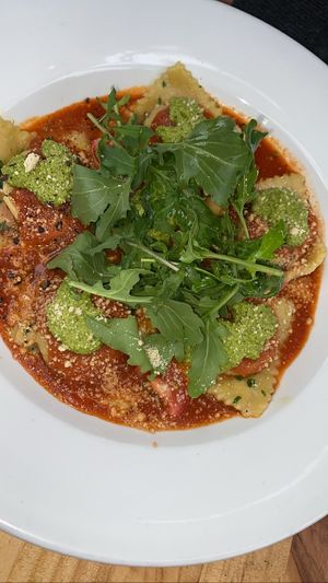 Ravioli (incredible )  at Green Point in Cusco