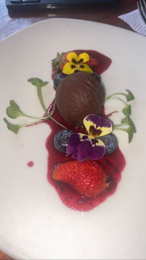 Truffle (I liked it, my boyfriend not so much)  at Green Point in Cusco