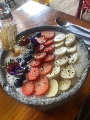 Oats (very coconuty)  at Green Point in Cusco