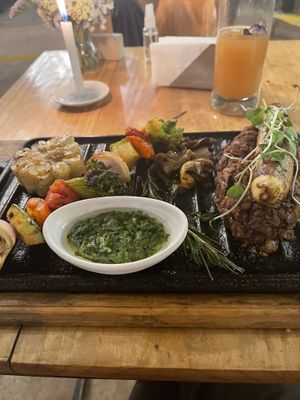 Vegan Tacu Tacu  at Green Point in Cusco