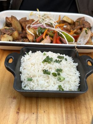 Vegan asado  at Green Point in Cusco