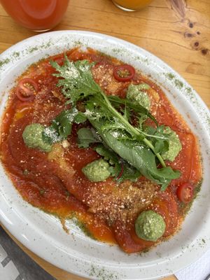 Ravioles   at Green Point in Cusco