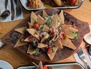 Imperial nachos at Green Point in Cusco