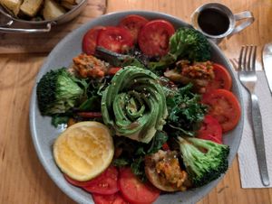 Green Point salad at Green Point in Cusco