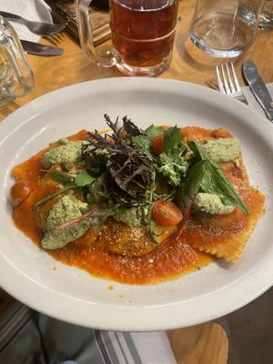 Ravioli  at Green Point in Cusco